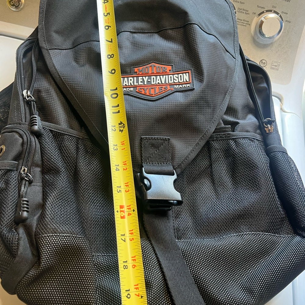 Harley-Davidson Black Backpack - Rugged Logo Pack - Picture 2 of 8